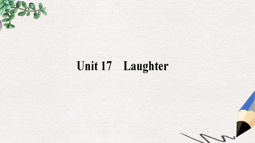 高考英语一轮复习Unit17Laughter课件北师大版选修6(1)