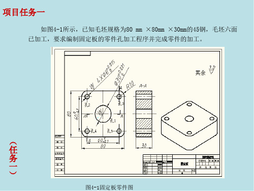 数控铣削项目四PPT