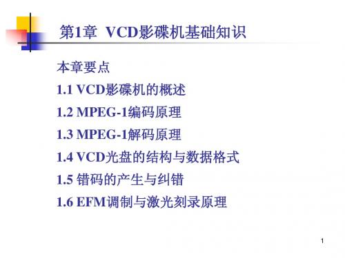 VCD机基础知识