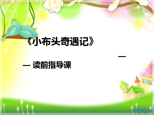 二年级下册课外阅读二年级下册课外阅读《小布头奇遇记》读前指导课