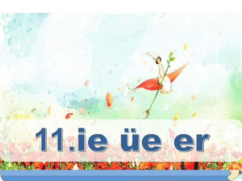新版一年级上册-11 ie üi er|人教(部编版) (共36张PPT)