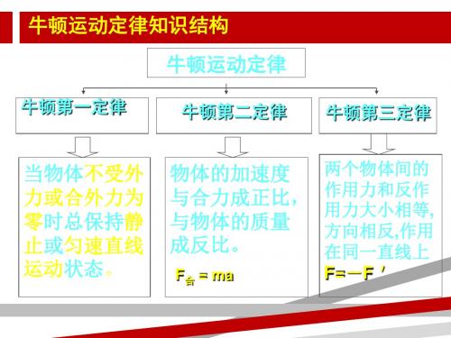 牛顿运动定律的应用(经典课件).ppt