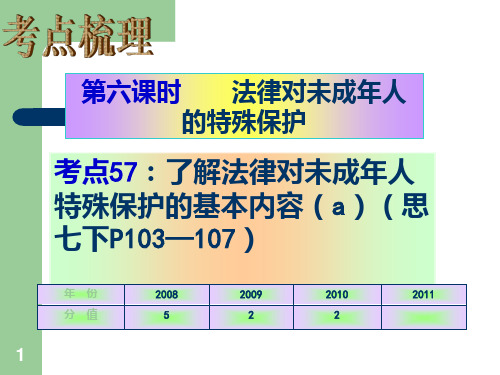 政治未成年人特殊保护 PPT课件