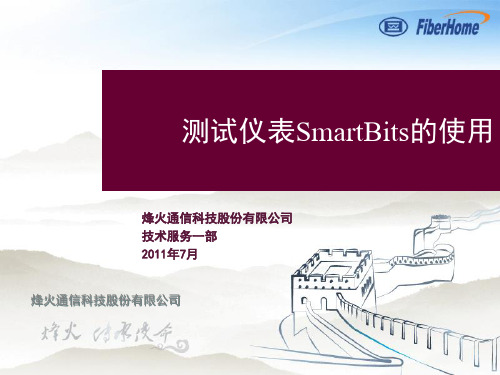 测试仪表SmartBits的使用