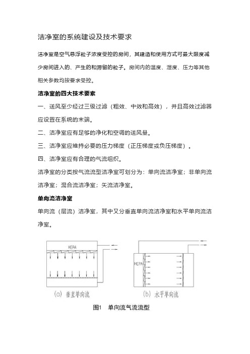 洁净室技术要求