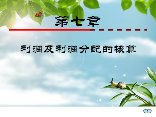 利润及利润分配的核算(2)PPT