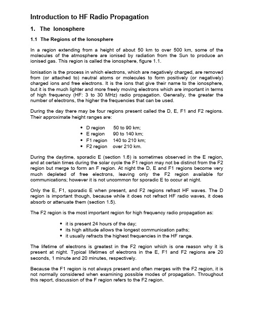 Introduction to HF Radio Propagation