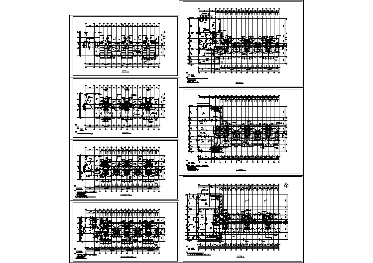 十层高层住宅全套建筑设计施工图