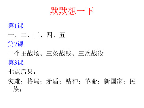 凡尔赛体系的建立 PPT课件 2 岳麓版