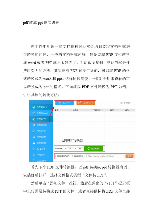 pdf转成ppt图文讲解