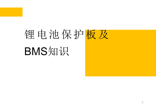 锂电池保护板和BMS知识培训PPT精选文档