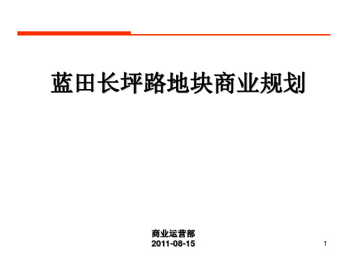 西安蓝田县商业规划