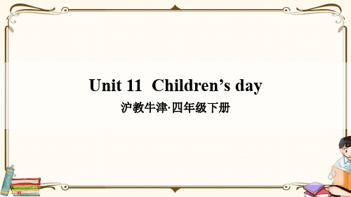 沪教牛津版四年级英语下册 unit 11 教学课件