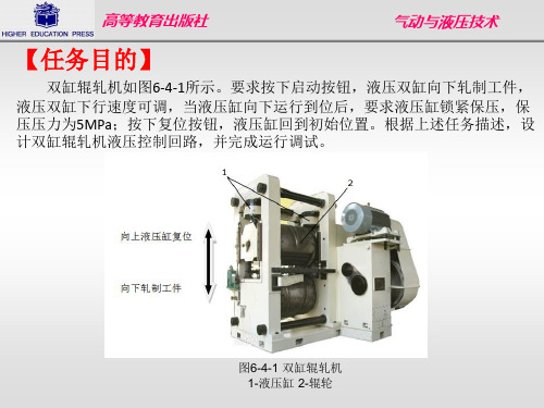 设计与搭建双缸辊轧机液压控制回路课件