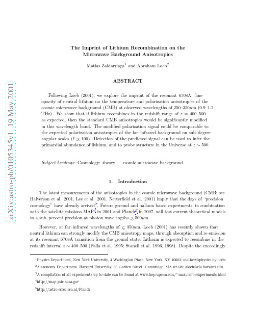 The Imprint of Lithium Recombination on the Microwave Background Anisotropies