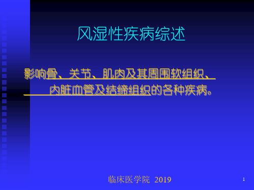 风湿性疾病综述