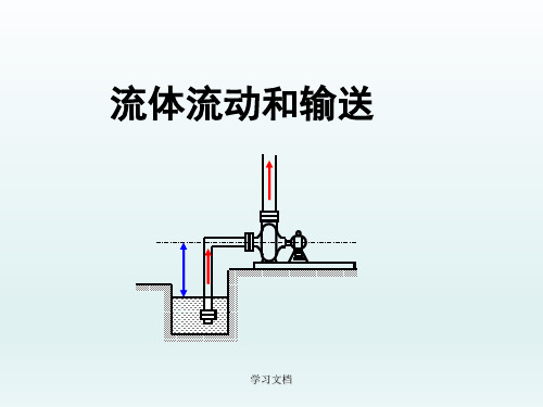 食品工程原理-流体流动和输送