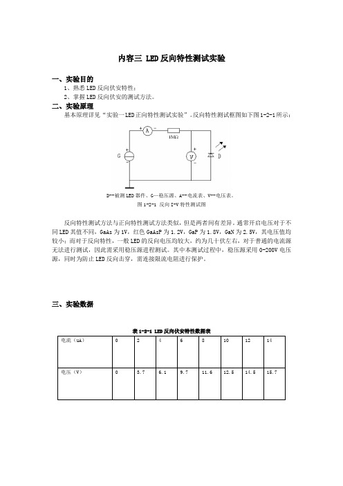 LED 照明实验报告2