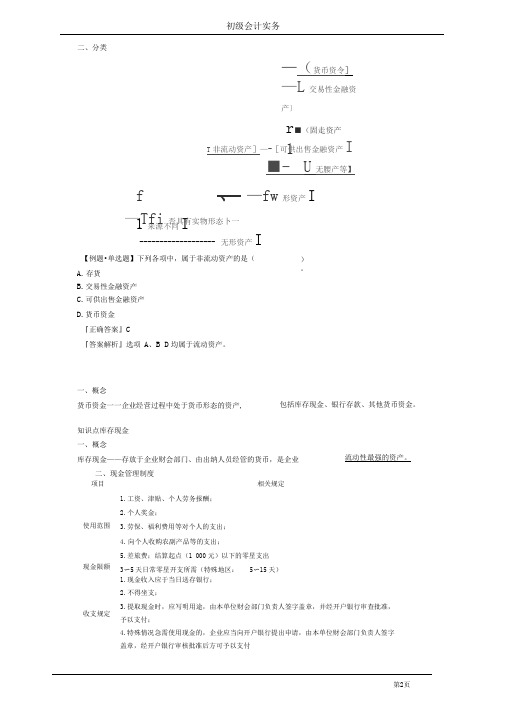 (完整版)初级会计实务第二章资产