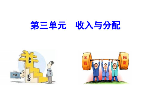 高中政治课件-第七课 个人收入的分配