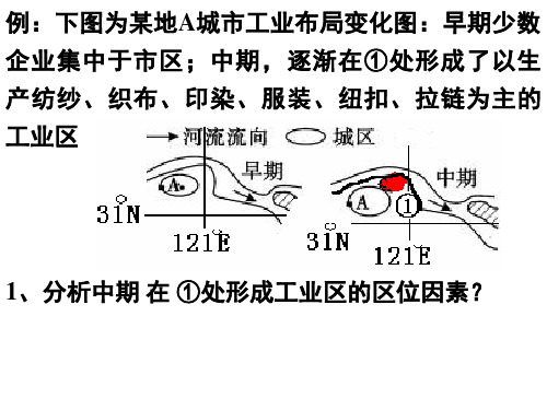 工业的区位因素与工业地域联系