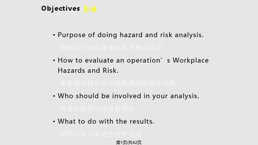 安全隐患与风险分析PPT课件