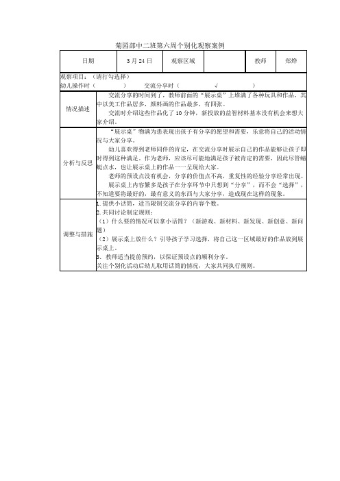 幼儿园中班个别化观察案例 (4)