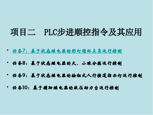 电动机任务7：基于状态继电器的彩灯循环点亮运行控制