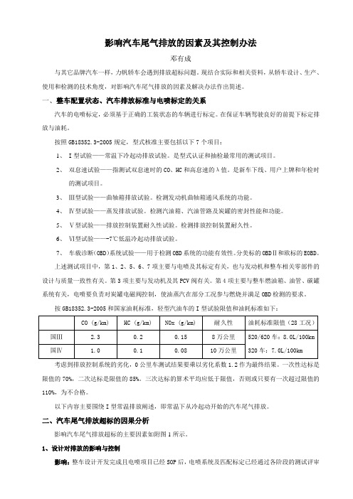 影响汽车排放的因素及控制办法090106[1]