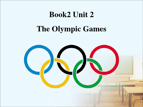 初中英语奥运会说课课件The Olympic Games2