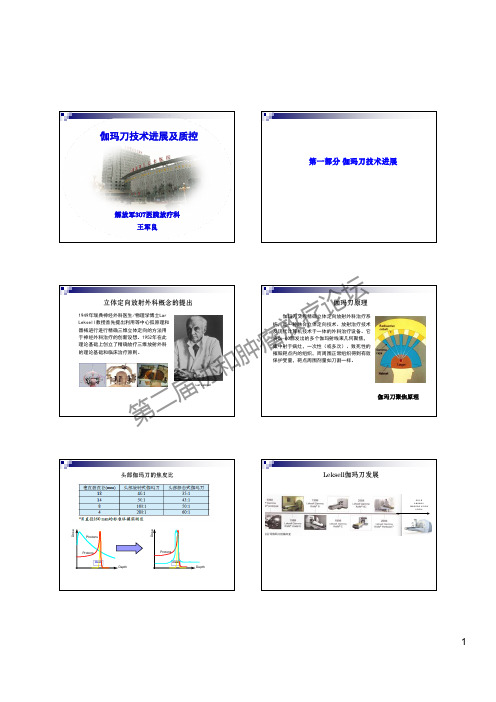 伽玛刀技术进展及质控-王军良