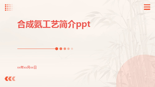 合成氨工艺简介ppt