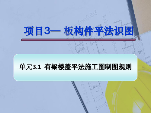 板构件平法识图—有梁楼盖平法施工图制图规则