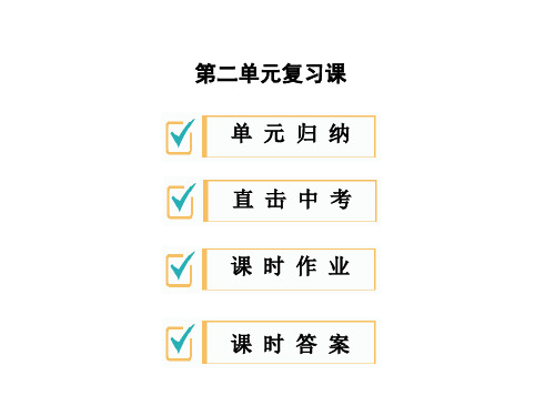 2019秋人教部编版八年级历史上册课件：第二单元复习课 (共18张PPT)