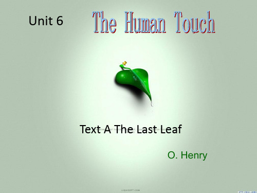 英语PPT之unit 6 the last leaf