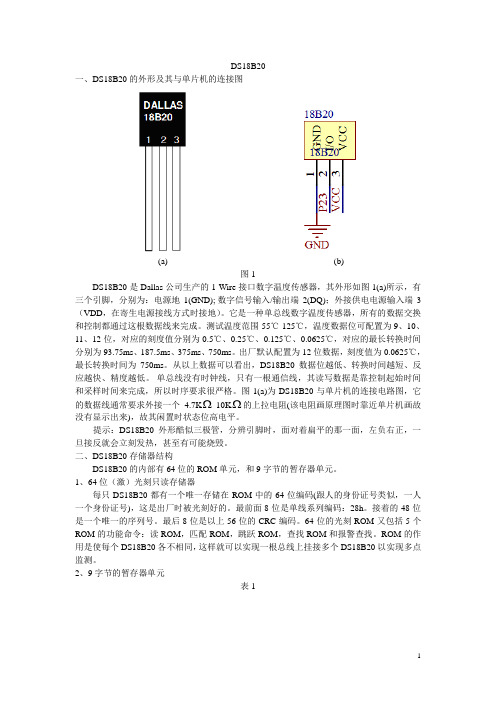 DS18B20与LCD1602结合显示温度汇总