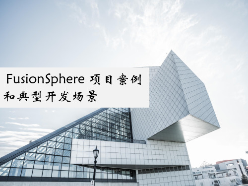 FusionSphere项目案例和典型开发场景