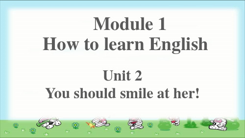 Module 1 How to learn English Unit 2 示范课件(八上)