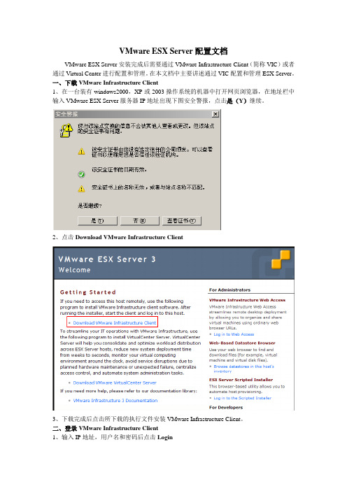 VMware ESX Server配置文档