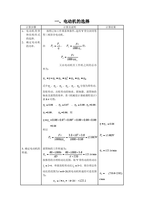 机械设计基础带传动装置设计案例