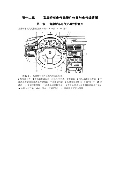 第12章富康电气元件位置图.