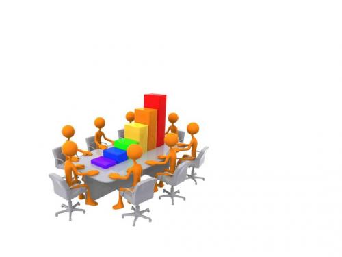 经典商务PPT模板3D小人系列-免费下载
