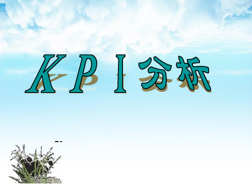 保险KPI分析