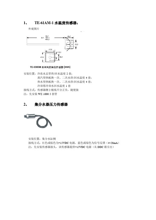 BA传感器安装说明