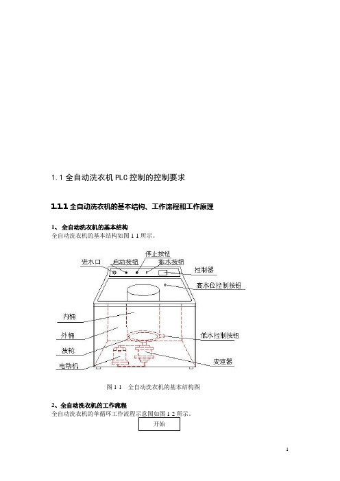 PLC控制的全自动洗衣机课程设计资料