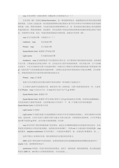 vray全局光照明