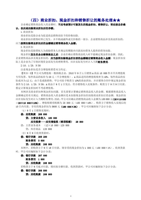 2019初级会计实务第一轮收入、费用和利润第二讲：销售商品收入(二)