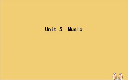 2020高考英语一轮复习Unit5Music课件新人教版必修2