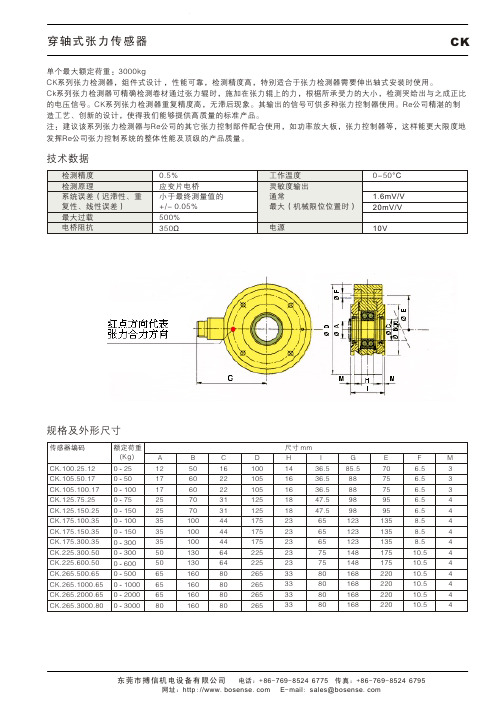 张力传感器