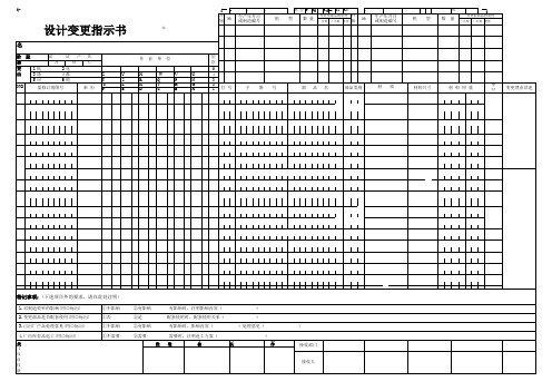 变更前后对比表